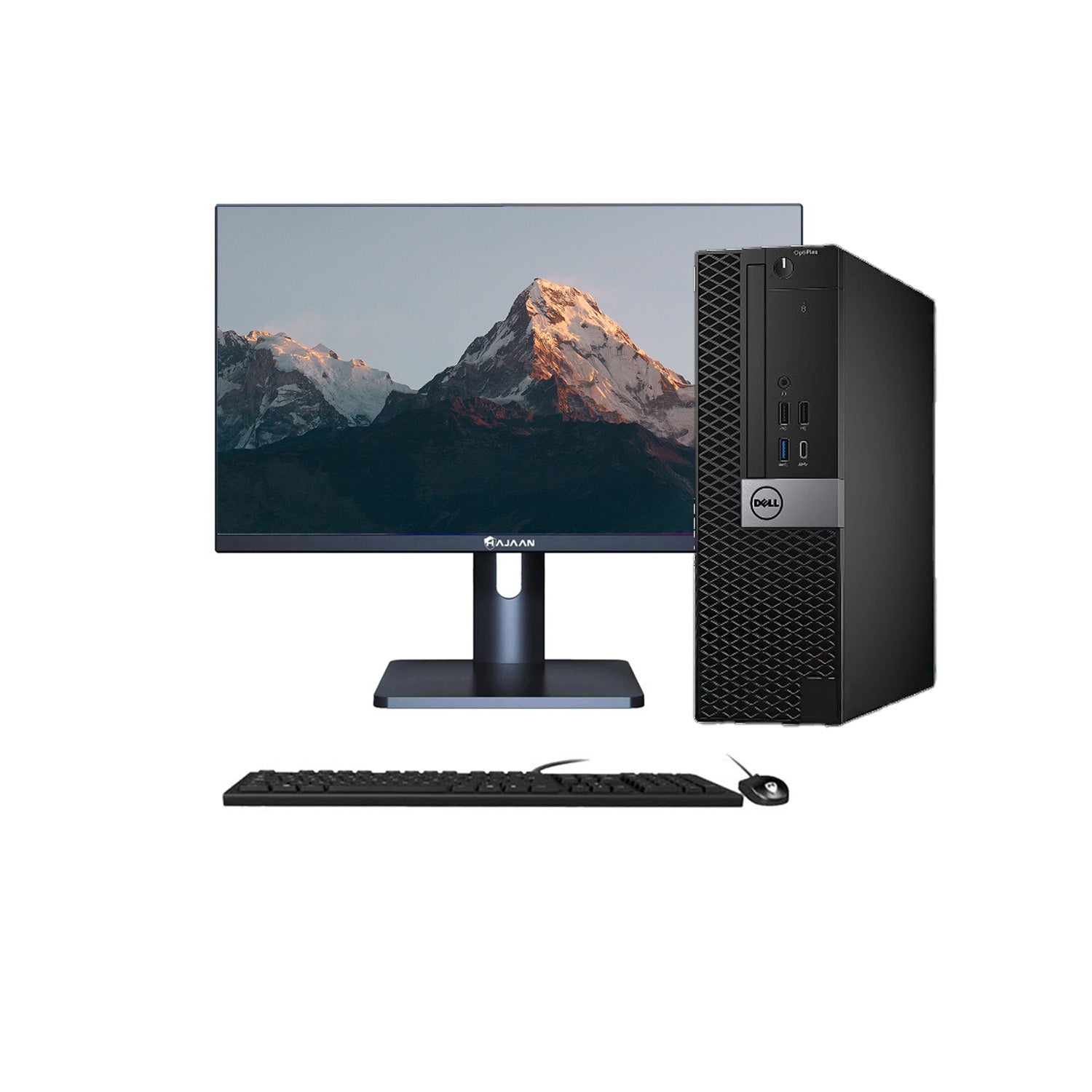 Dell Computer OptiPlex SFF Desktop PC| Intel Core i5 up to 3.60 GHz Processor| 8GB - 32GB DDR4 RAM| 512GB - 2TB SSD| Windows 10 Pro| New 24 - 27 inch FHD Monitor| HDMI| WIFI - Refurbished