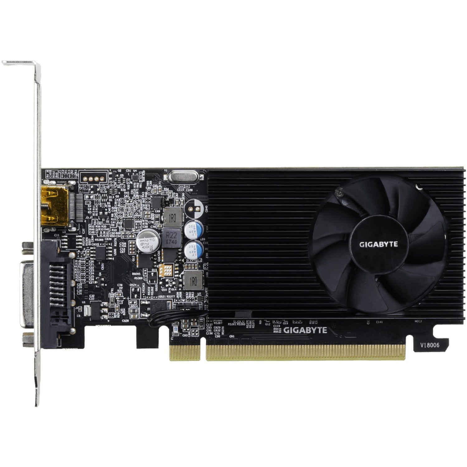 Gigabyte GeForce GT 1030 Low Profile DDR5 2GB Graphics Card, GV-N1030D5-2GL Computer Video Card HDMI, DVI