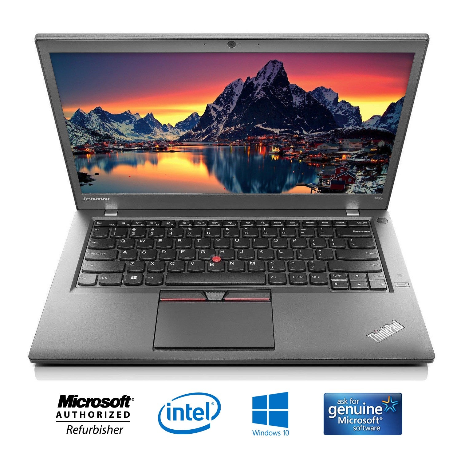 Lenovo ThinkPad T450 14in Business Notebook PC - Intel Core i7-5600u Up to 3.20GHz 8GB - 16GB DDR3 RAM 256GB -1TB SSD SSD Windows 10 Professional
