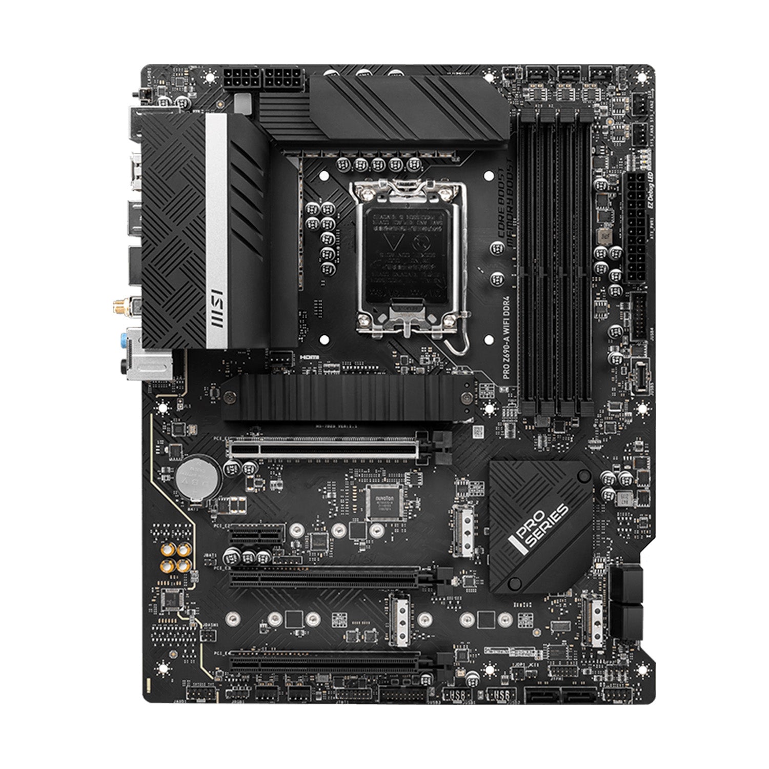 MSI PRO Z690-A WIFI DDR4 Motherboard, Intel Core 14th, 13th, 12th Gen Processors, ATX Form Factor, LGA 1700 Socket, Intel Z690 Chipset, Up to 128GB DDR4, Windows 10,11 64-Bit