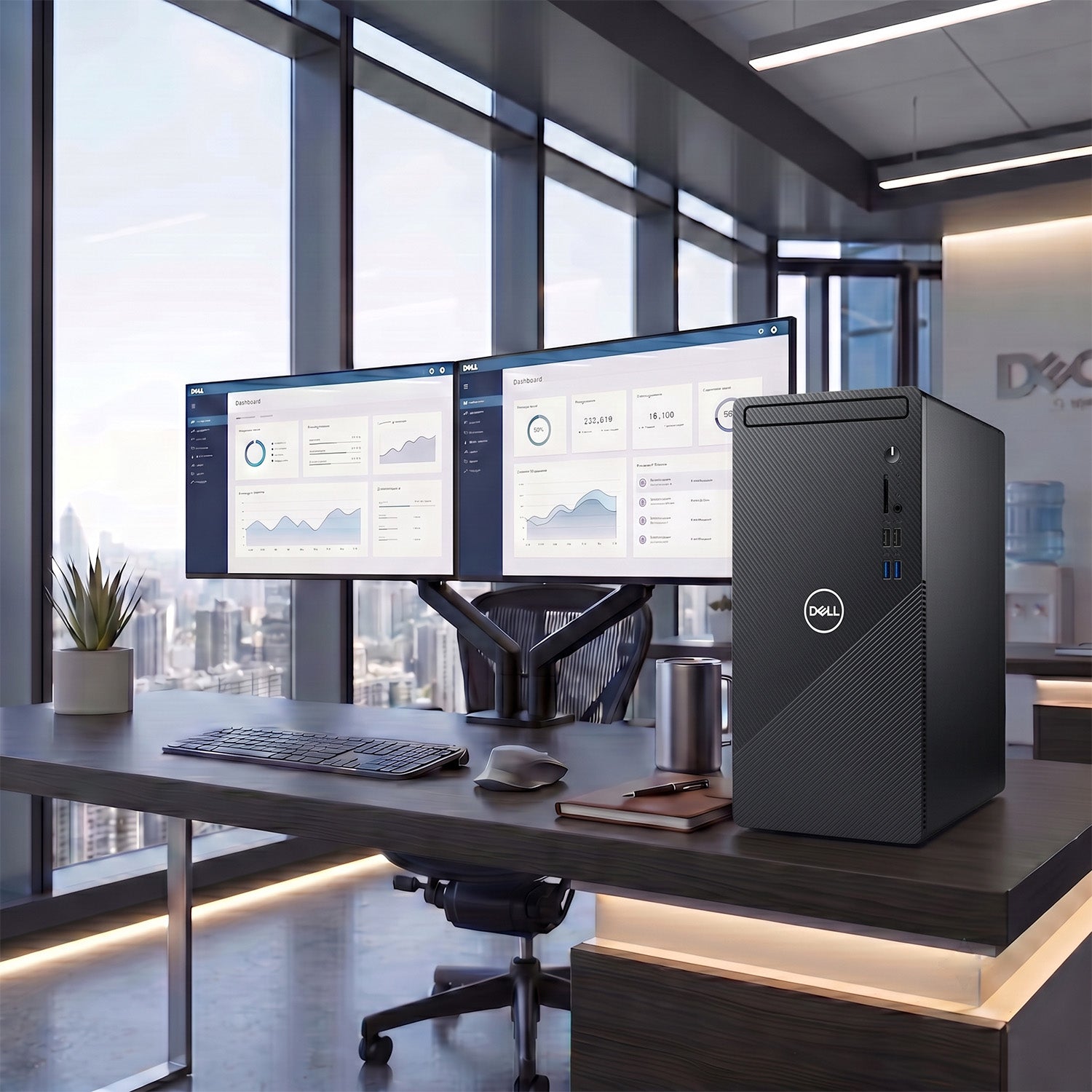 Dell Inspiron 3880 Desktop Tower Computer | Intel Core i5/i7 - 10th Gen Processor | 16GB DDR4 RAM | 512GB NVMe SSD | Windows 11 Pro | Refurbished