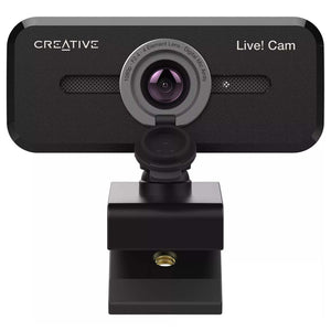 Creative Live! Cam Sync 1080p V2 | Webcam with Auto Mute and Noise Cancellation for Video Calls | Compatibility With Windows PC and macOS - (73VF088000000)