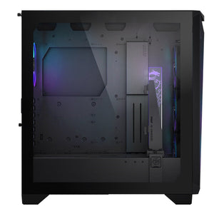 MSI MPG GUNGNIR 300R Airflow Mid-Tower ARGB Fan Gaming Case - Patented DIY friendly design with Omnidirectional Graphics Card - White / Black