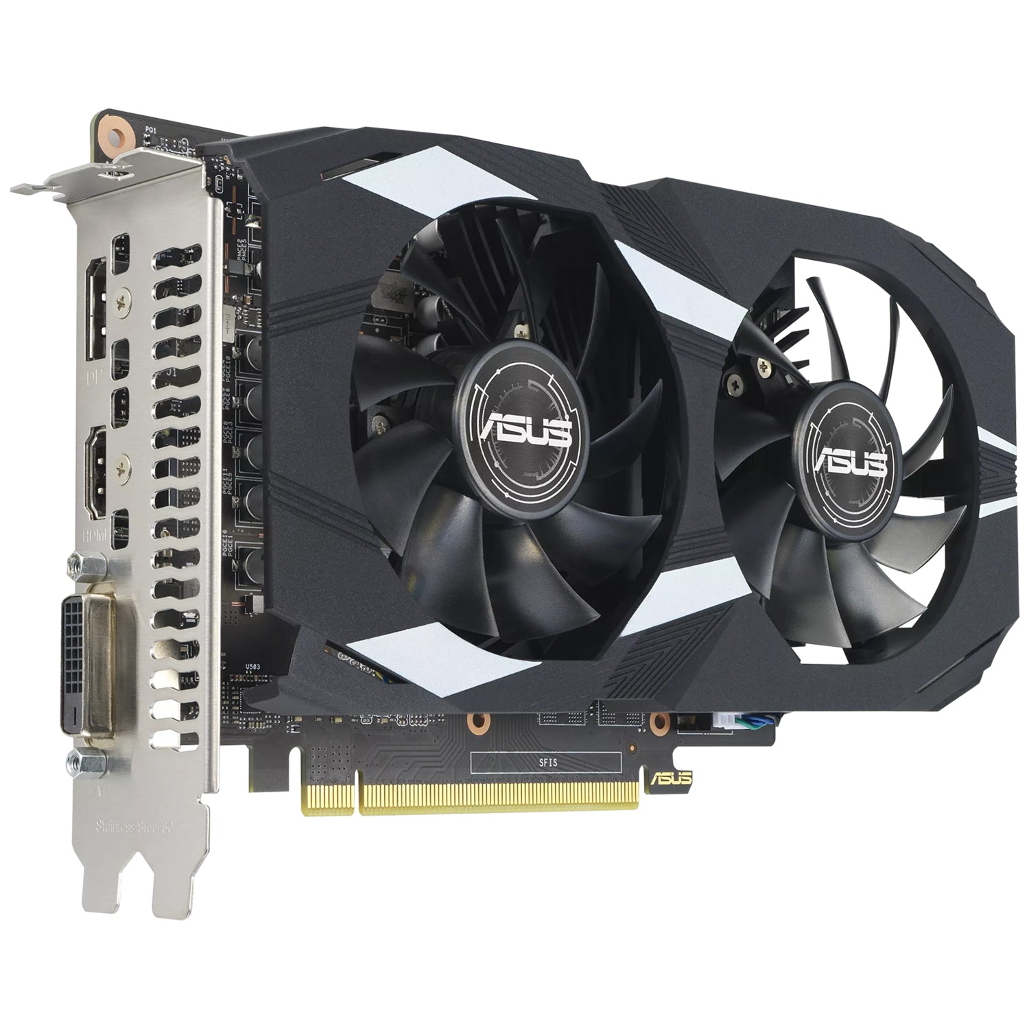 ASUS Dual GeForce GTX 1650 Graphics Card | 4GB GDDR6 EVO - (DUAL-GTX1650-4GD6-P-EVO)