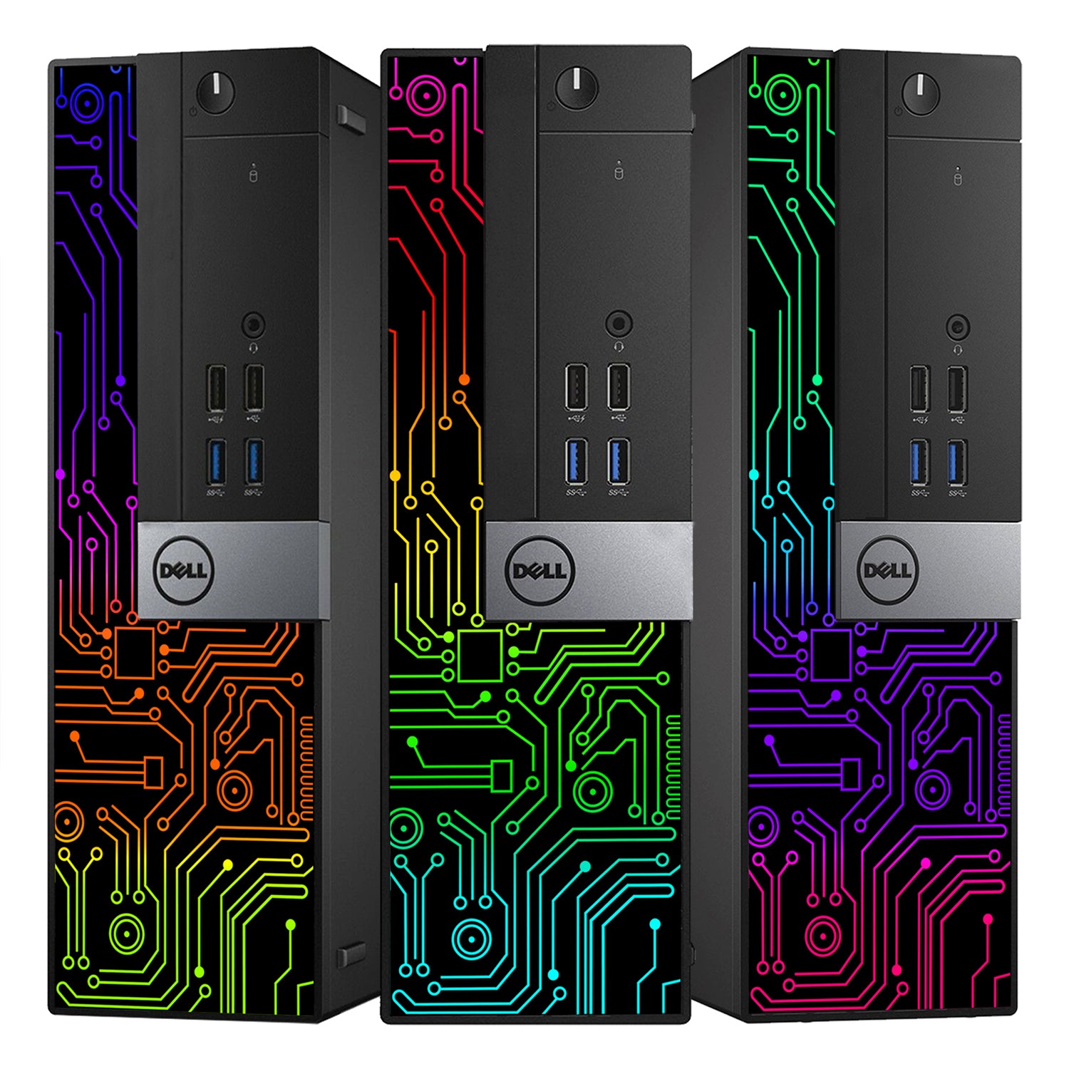 Dell OptiPlex 5060 RGB Desktop Computer - R5 340X / R5 430 /  GT 730 | Intel i5-8500 Six Core (4.1GHz Turbo) | 16GB DDR4 RAM | 512GB SSD | WiFi + Bluetooth | Windows 11 Pro - Refurbished