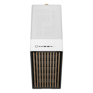 Fractal Design North ATX Mid Tower Chalk White Gaming PC Case - (FD-C-NOR1C-03)