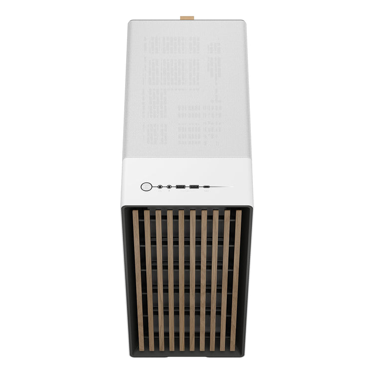 Fractal Design North ATX Mid Tower Chalk White Gaming PC Case - (FD-C-NOR1C-03)