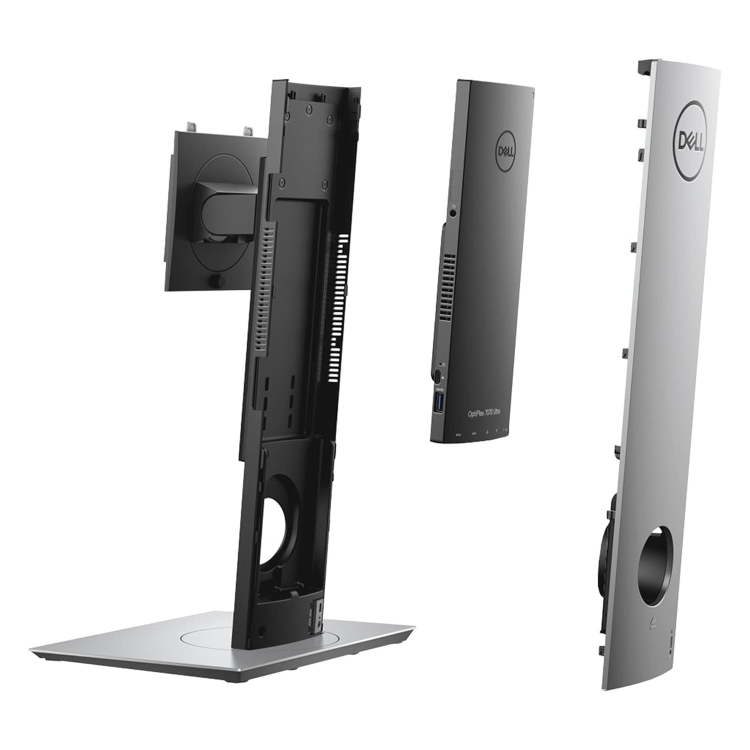 Dell OptiPlex 7090 UFF Desktop Computer With Dell 24-inch FHD Monitor for Video Conferencing - Intel Core i7-11th Gen Up to 4.80 GHz Processor, 16GB DDR4 RAM, 256GB NVMe SSD, Windows 11 Pro - Refurbished