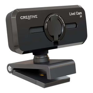 Creative Live! Cam Sync V3 Stunning 2K QHD Clarity, Webcam with 4X Digital Zoom and Built-in Mics, Compatibility With Windows PC and macOS - (73VF090000000)