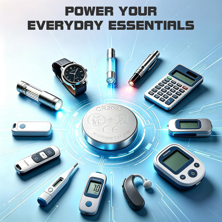 CR2032 3v 5 Pack Lithium Battery for Car Remote Key, Watches, Key Fobs.
