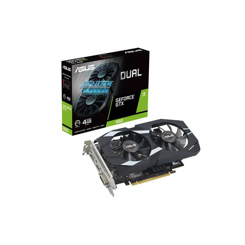 ASUS Dual GeForce GTX 1650 Graphics Card | 4GB GDDR6 EVO - (DUAL-GTX1650-4GD6-P-EVO)