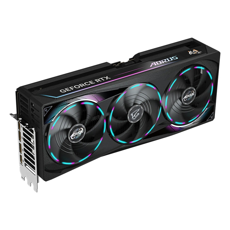GIGABYTE AORUS GeForce RTX 5090 Master Graphics Card - 32GB GDDR7,   RGB Halo With HAWK Fan, 512-Bit Memory, 3x Display Port / HDMI - (GV-N5090AORUS M-32GD)