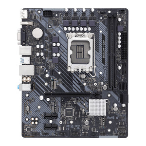 ASRock B660M-HDV Motherboard - Intel B660 Chipset, 4 x SATA3 6.0 Gb/s ATX With Full Spike Protection DDR4 Up to 64GB Max Memory, HDMI / Display Port