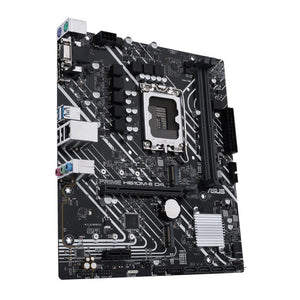 ASUS PRIME H610M-E D4 | Intel H610 Chipset ( LGA 1700) | DDR4 Support | PCIe 4.0 | USB 3.2 Gen 1 | Dual M.2 Slots | HDMI/DVI/D-Sub Outputs - Micro ATX Motherboard
