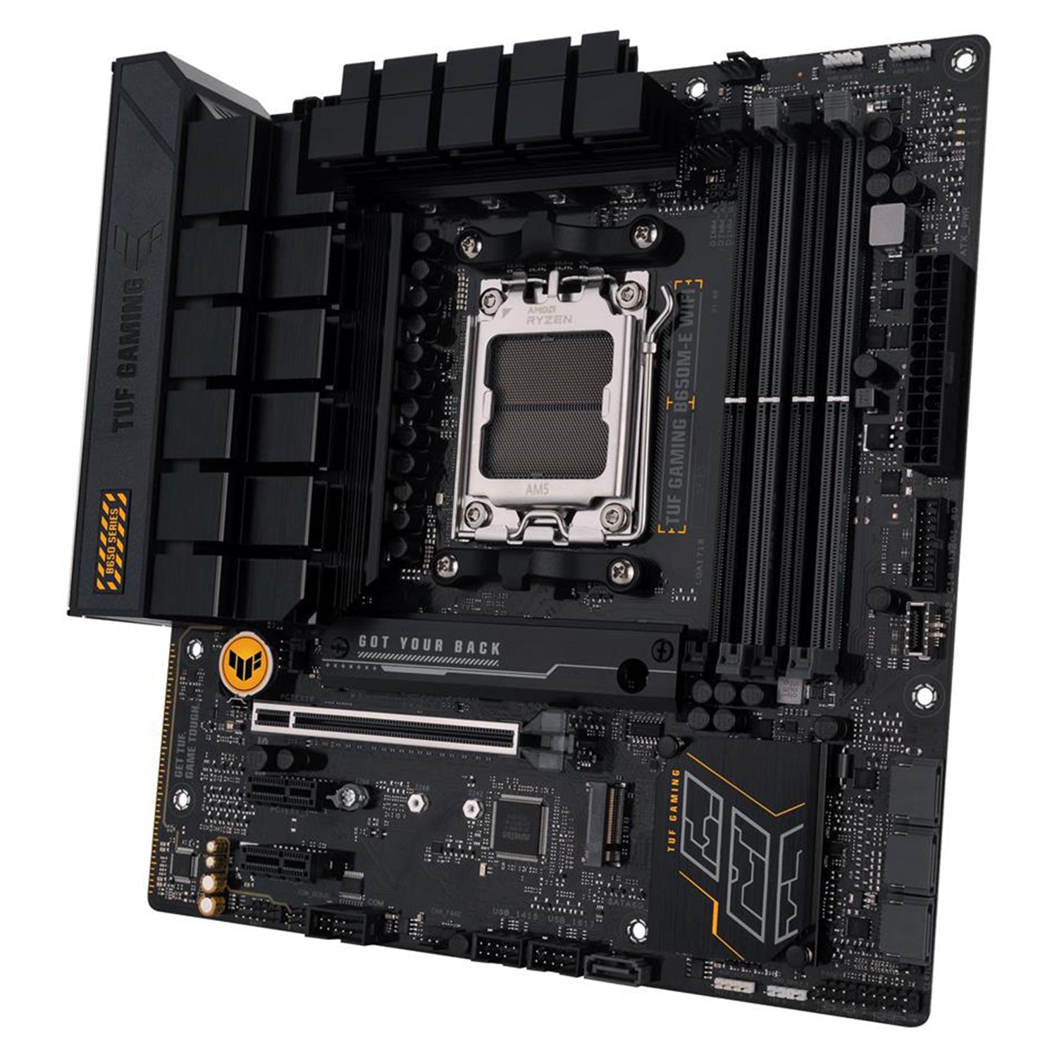 ASUS TUF Gaming B650M-E WIFI Motherboard mATX - Supports AMD Ryzen 9000 / 8000 / 7000 Series Processors, 192GB DDR5 Max Memory, AM5 Socket, HDMI / DisplayPort