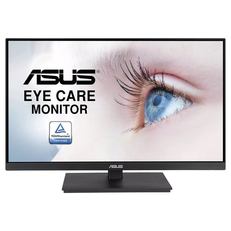 ASUS VA24EQSB 23.8-Inch FHD Frameless Design Eye Care Monitor - 75Hz Refresh Rate, Low Blue Light With Flicker-Free, Wall Mountable, HDMI / Display Port