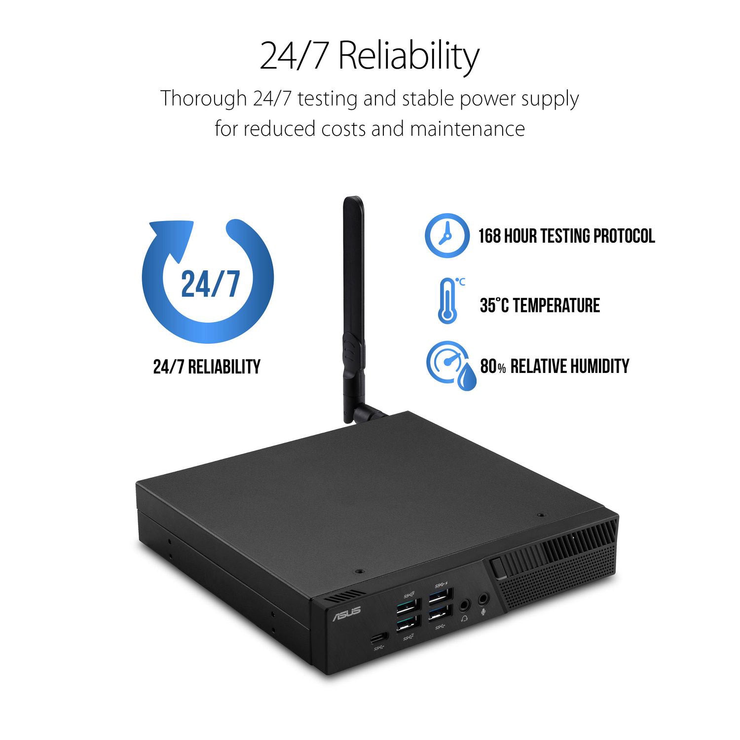 ASUS PB60 Mini PC i5-9500T 16GB RAM 512GB NVMe SSD Windows 11 Pro