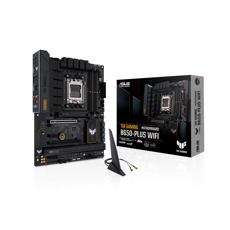 ASUS TUF Gaming B650-Plus WiFi ATX Motherboard -  Support AMD Ryzen 9000/8000/7000 Series Desktop Processor, With DDR5 Up to 128GB Max Memory, Display Port / HDMI