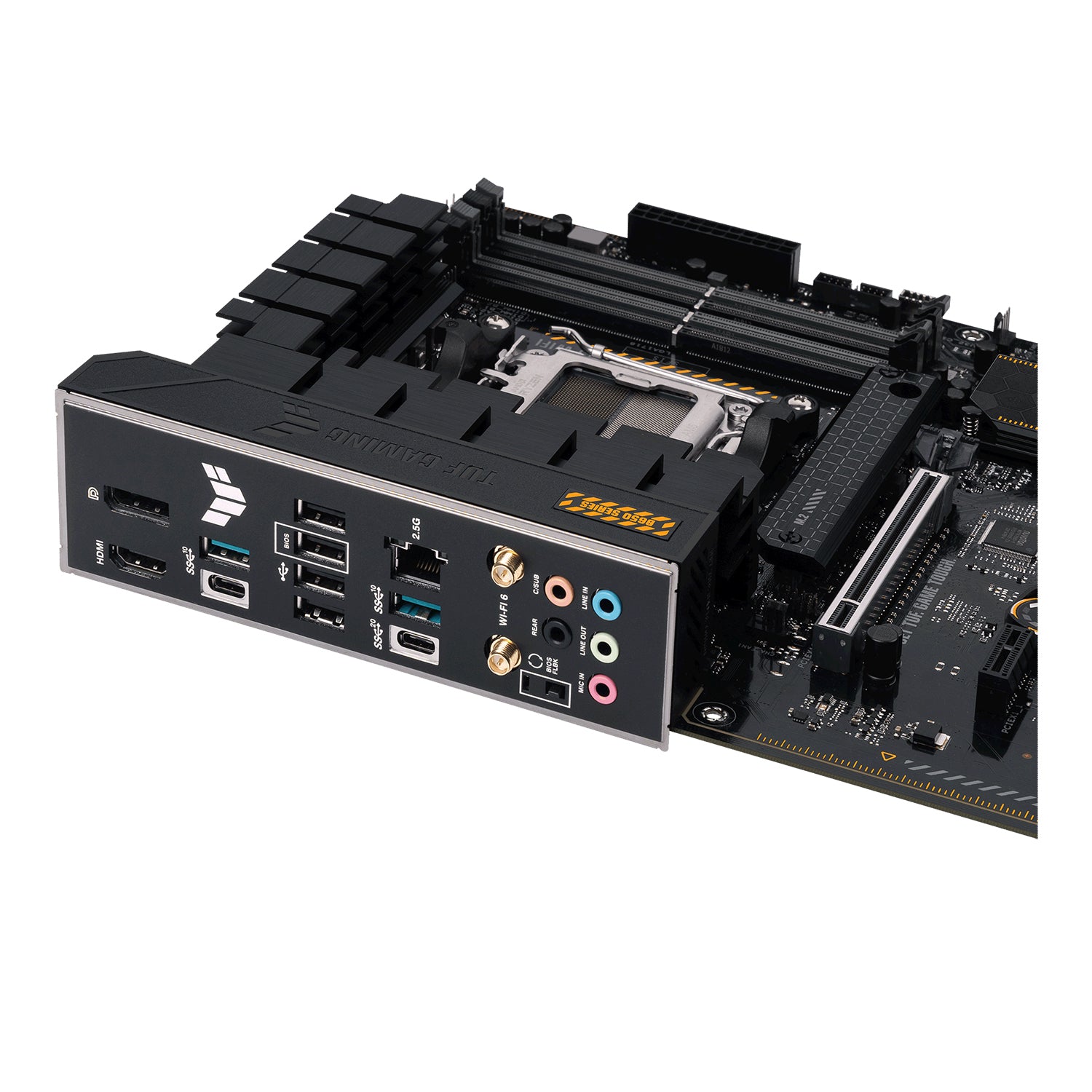 ASUS TUF Gaming B650-Plus WiFi ATX Motherboard -  Support AMD Ryzen 9000/8000/7000 Series Desktop Processor, With DDR5 Up to 128GB Max Memory, Display Port / HDMI