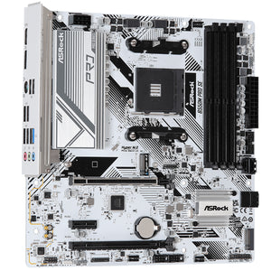 ASRock B550M Pro SE Motherboard - AMD PRO565 Chipset, AM4 Socket, SATA3  6Gbps ATX With DDR4 Up to 128GB Max Memory, Dual M.2 For SSD, HDMI, DisplayPort