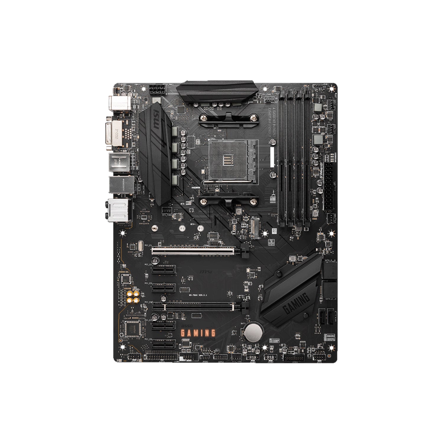 MSI B550 Gaming Gen 3 Motherboard, ATX - Support AMD Ryzen 5000/3000 Series Desktop Processor, With DDR4 Up to 128GB Max Memory, DVD-D/ HDMI