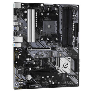 ASRock B550 Phantom Gaming 4 Motherboard, AMD StoreMI Technology Motherboard, ATX - Support AMD Ryzen 3000G/ 4000G/ 5000G Series Desktop processors,With DDR4 Up to 128GB Max Memory, HDMI