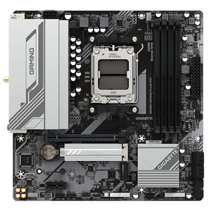 GIGABYTE B650M GAMING PLUS WIFI Motherboard | mATX - Supports AMD Ryzen 9000 / 8000 / 7000 Series Processors, PCIe 4.0, DDR5, Wi-Fi 6E, HDMI / Display Port