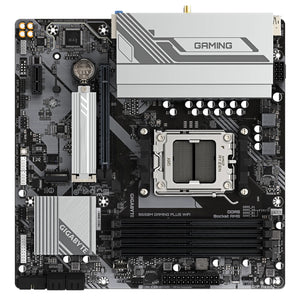 GIGABYTE B650M GAMING PLUS WIFI Motherboard | mATX - Supports AMD Ryzen 9000 / 8000 / 7000 Series Processors, PCIe 4.0, DDR5, Wi-Fi 6E, HDMI / Display Port