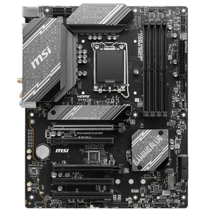 MSI B760 Gaming Plus Wi-Fi Gaming Motherboard - LGA 1700, DDR5 | HDMI / Display Port | Supports 12th/13th/14th Gen Intel Processors