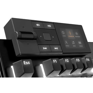 be quiet! Dark Mount (Silent Linear US) Mechanical Keyboard - Durable and ergonomic With Hot-swappable Numpad and Media Dock - BT001US