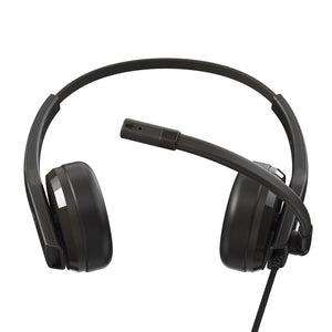 Creative HS-230 Analog Headset With Noise-Cancelling Mic and Inline Remote Control, 40 mm Neodymium Drives Plug-and-Play, Compatible With any PC or Mac Computer USB-A Port - (51EF1110AA000)