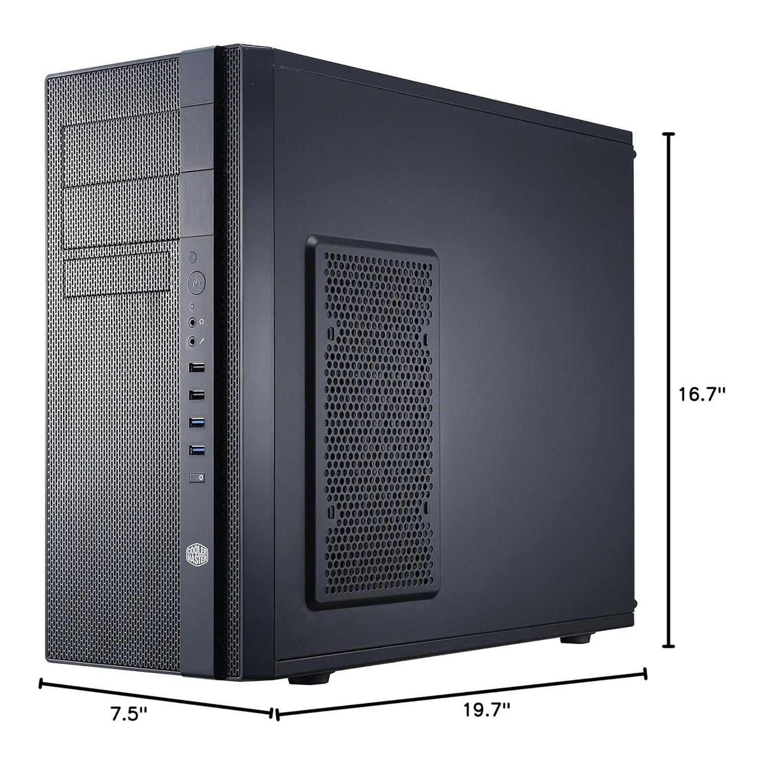 Cooler Master N400 - ATX Mid Tower Computer Case with Fully Meshed Front Panel - (NSE-400-KKN2)