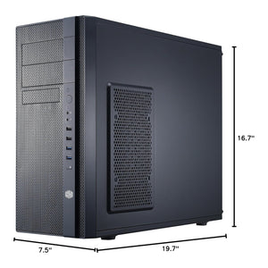 Cooler Master N400 - ATX Mid Tower Computer Case with Fully Meshed Front Panel - (NSE-400-KKN2)
