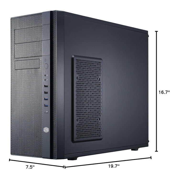 Cooler Master N400 - ATX Mid Tower Computer Case with Fully Meshed Front Panel - (NSE-400-KKN2)