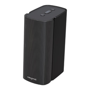 Creative T100 - 2.0 Compact Hi-Fi Desktop Speakers For Computers and Laptops, AUX-in port With Wireless Bluetooth 5.0 - Black (51MF1690AA002)