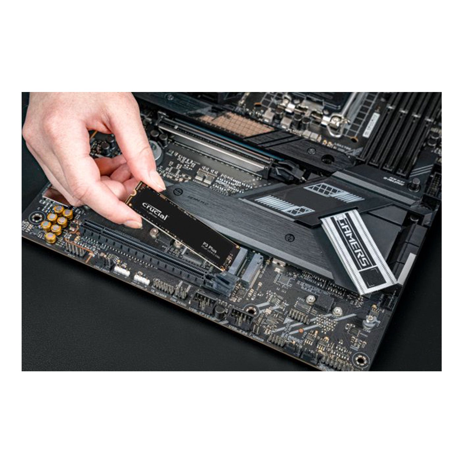 Crucial P3 Plus 2TB Solid State Drive PCIe 4.0 3D NAND NVMe M.2 SSD - High-Performance Storage up to 5000MB/s Desktop and Laptop - (CT2000P3PSSD8)