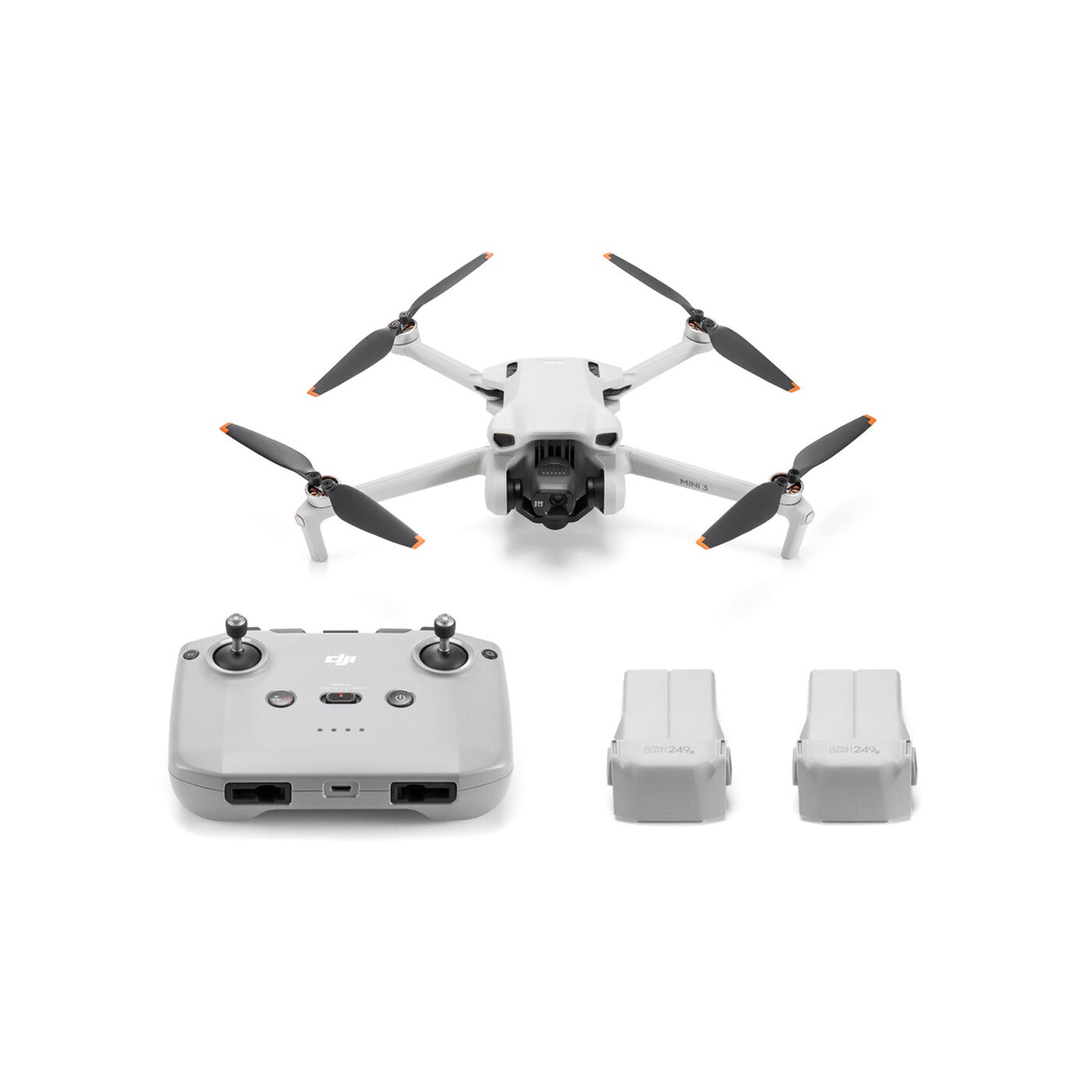 DJI Mini 3 Fly More Combo Drone| RC N1 Remote - Flycam | Lightweight and Foldable | Under 249 g | 38-Minutes Max Flight Time | Range up to 10Km (CP.MA.00000610.01)