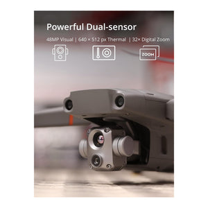 DJI Mavic 2 Enterprise (M2E) Advanced Drone - Compact Commercial Drone With Thermal and Zoom Dual-Camera, Ominidirectional Obstacle Sensing, Under 297 g, 31-Minutes Max Flight Time (M2E ADVANCED SP)