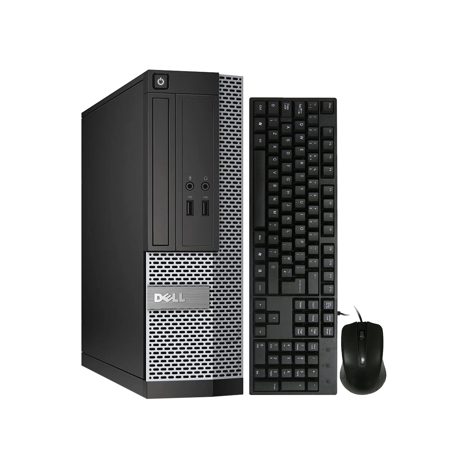 Dell OptiPlex 3020 SFF Computer PC / Intel Core i5 - 4th Gen Up to 3.60 GHz Processor / 16GB - 32GB DDR3 RAM / 256GB - 1TB SSD / Windows 10 Pro / Wired Keyboard and Mouse - Refurbished
