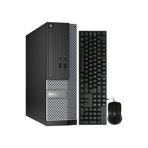Dell OptiPlex 3020 SFF Computer PC / Intel Core i5 - 4th Gen Up to 3.60 GHz Processor / 16GB - 32GB DDR3 RAM / 256GB - 1TB SSD / Windows 10 Pro / Wired Keyboard and Mouse - Refurbished