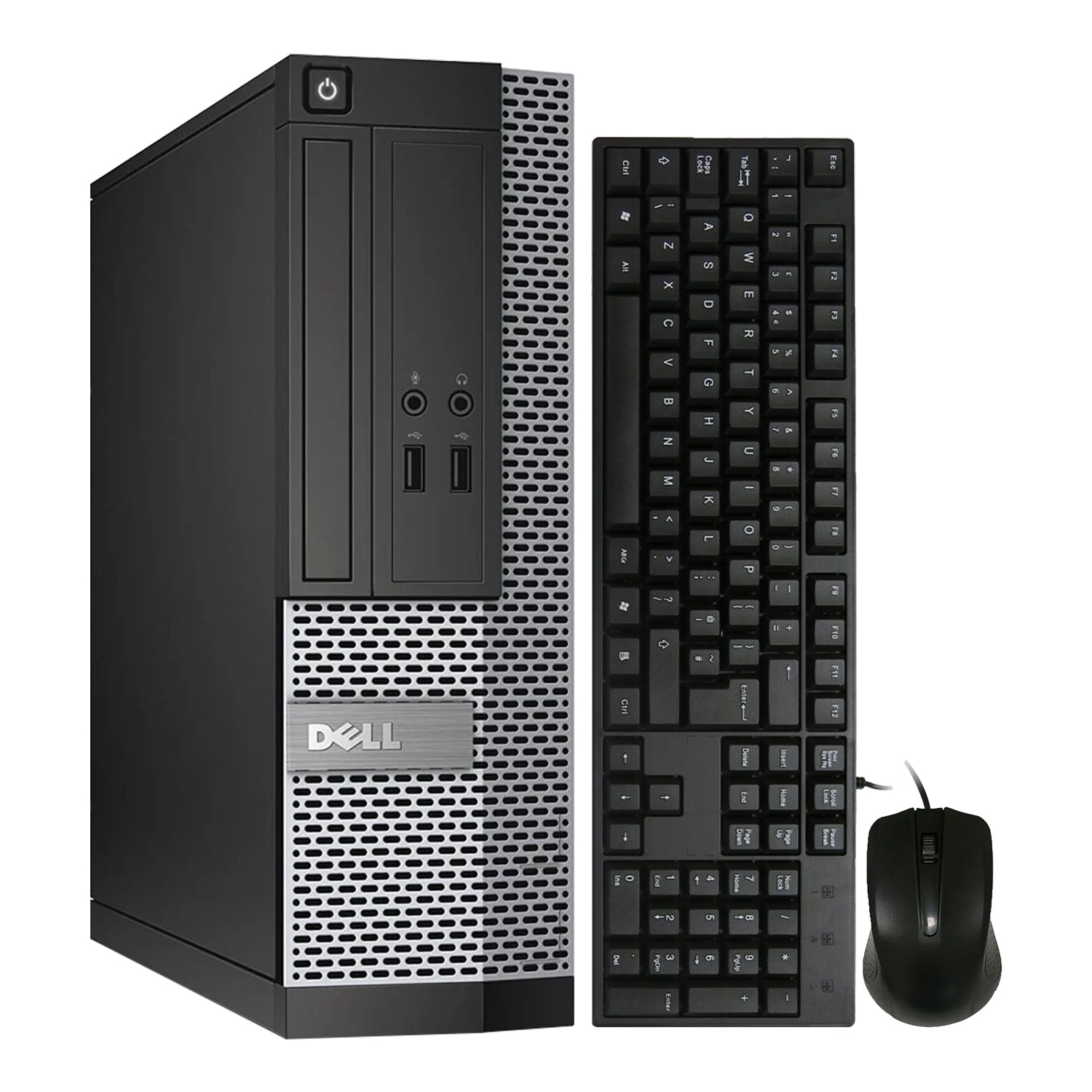 Dell OptiPlex 3020 SFF Computer PC / Intel Core i5 - 4th Gen Up to 3.60 GHz Processor / 16GB - 32GB DDR3 RAM / 256GB - 1TB SSD / Windows 10 Pro / Wired Keyboard and Mouse - Refurbished
