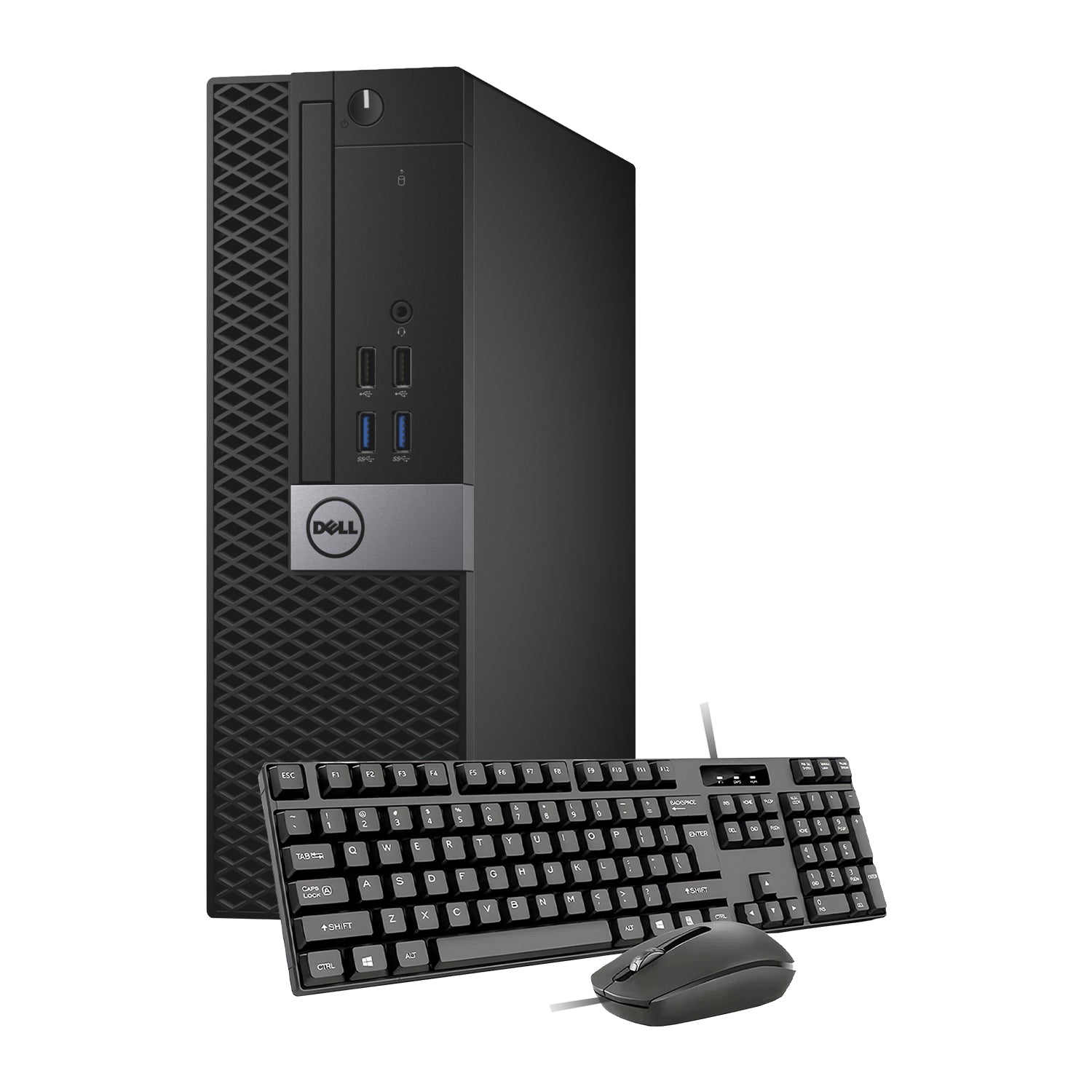 Dell OptiPlex 3040 SFF Desktop PC, Intel Core i5 - 6th Gen Up to 3.60GHz Processor, 16GB - 32GB DDR4 RAM, 256GB - 1TB SSD, Windows 10 Pro, Keyboard & Mouse - Refurbished