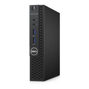 Desktop Computer Dell OptiPlex 3050 Tiny PC (Intel Core i5-6500T Gen up to 3.10GHz Processor | 16GB - 32GB DDR4 RAM | 256GB - 1TB SSD | Windows 10 Pro) Wireless Keyboard and Mouse - Refurbished