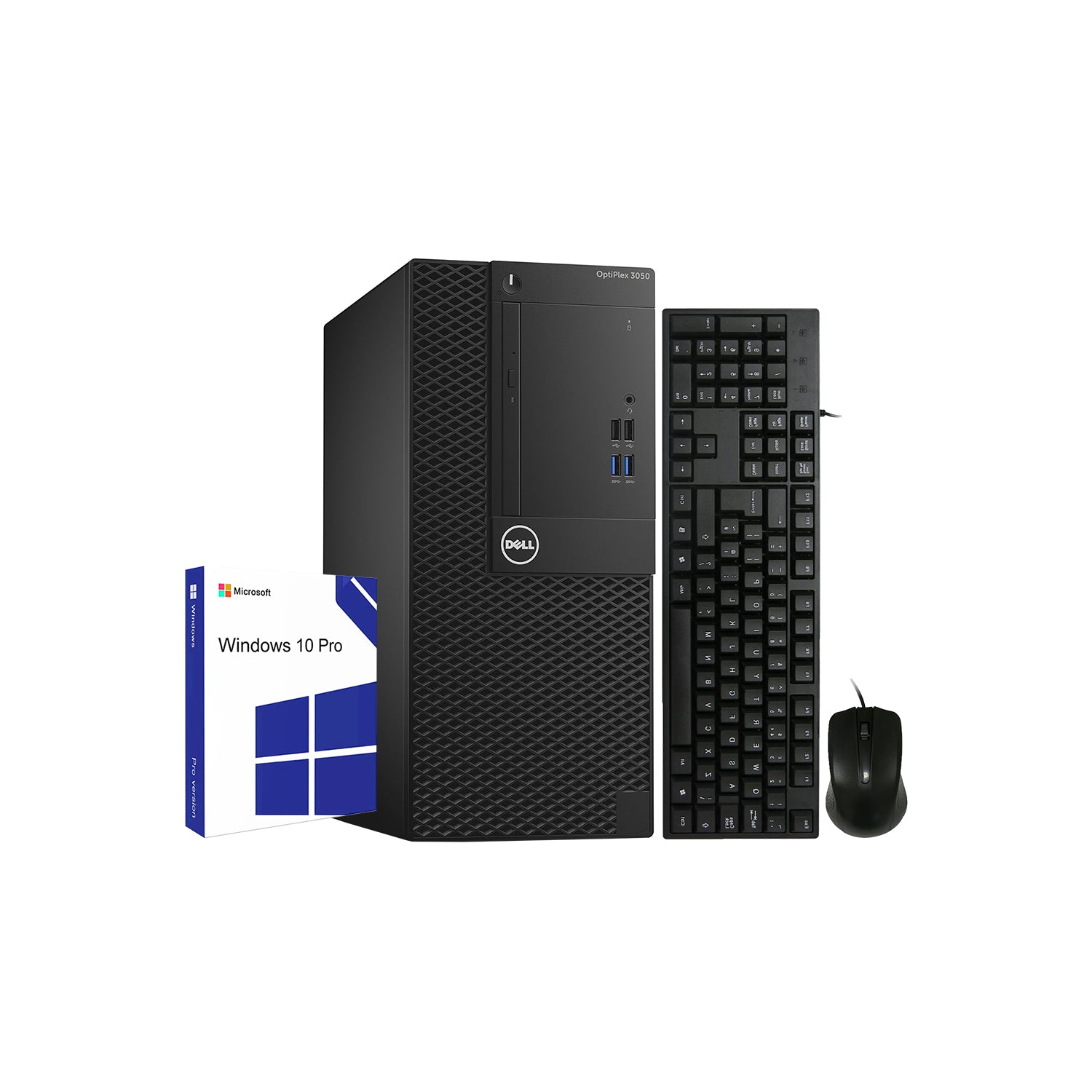 Dell OptiPlex 3050 Tower Business Desktop PC, Intel Core i5/i7 - 7th Gen Processor, 16GB - 32GB DDR4 RAM, 512GB - 2TB SSD, Windows 10 Pro, Keyboard and Mouse - Refurbished