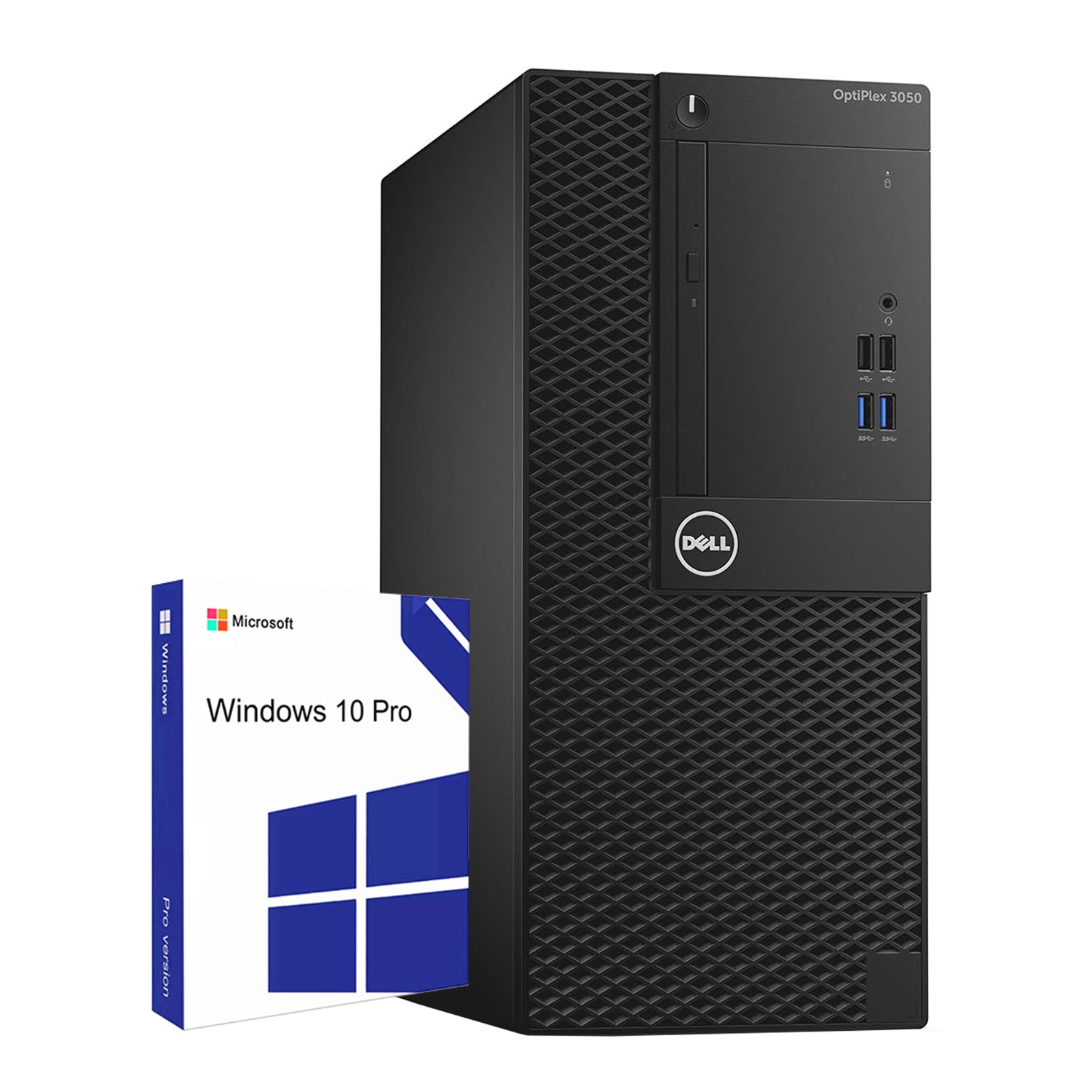 Dell OptiPlex 3050 Tower Business Desktop PC, Intel Core i5/i7 - 7th Gen Processor, 16GB - 32GB DDR4 RAM, 512GB - 2TB SSD, Windows 10 Pro, Keyboard and Mouse - Refurbished