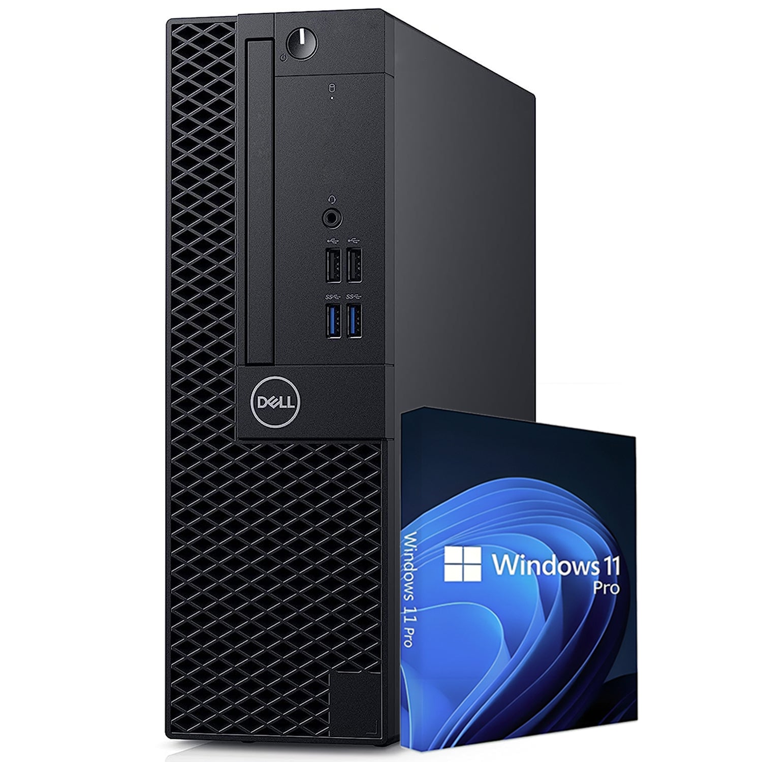 Dell OptiPlex 3060 SFF Desktop Computer PC, Intel Hexa-Core i5 - 8th Gen up to 4.10 GHz Processor, 16GB - 32GB DDR4 RAM, 512GB - 2TB SSD, Windows 11 Pro, Wireless Keyboard and Mouse - Refurbished