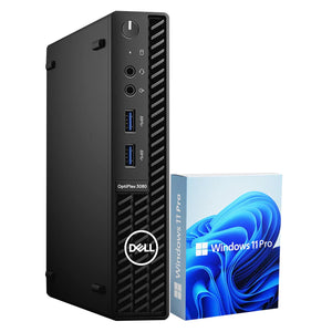 Dell OptiPlex 3080 Tiny Business  Desktop Computer PC / Intel Hexa-Core i5 -10th Gen Processor Up to 3.80GHz / 16GB - 32GB DDR4 RAM / 512GB - 2TB SSD / Windows 11 Pro / Wireless Keyboard and Mouse - Refurbished