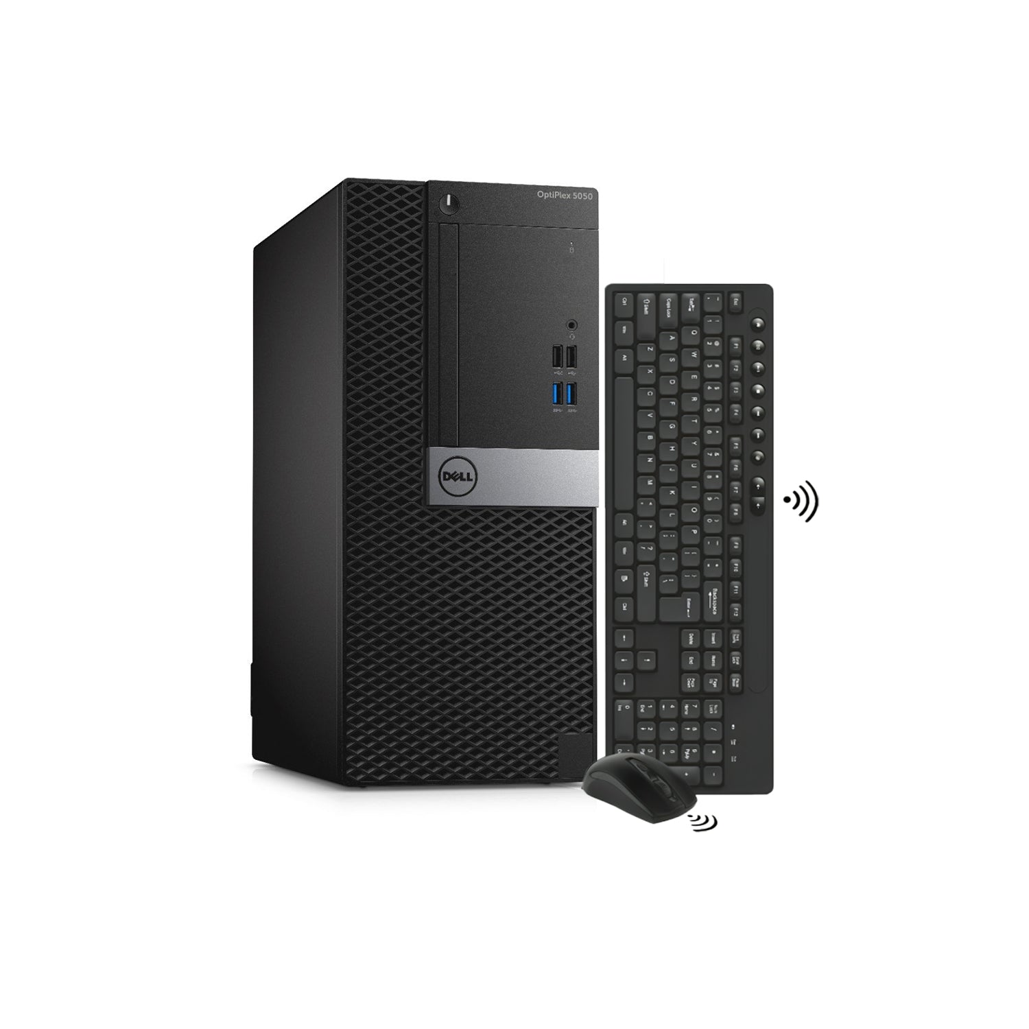 Dell Computer OptiPlex 5050 Tower Desktop PC| Intel Core i7-7700 up to 4.20 GHz Processor| 16GB - 32GB DDR4 RAM| 512GB - 2TB SSD| Windows 10 Pro| Wireless Keyboard and Mouse| HDMI / WIFI - Refurbished