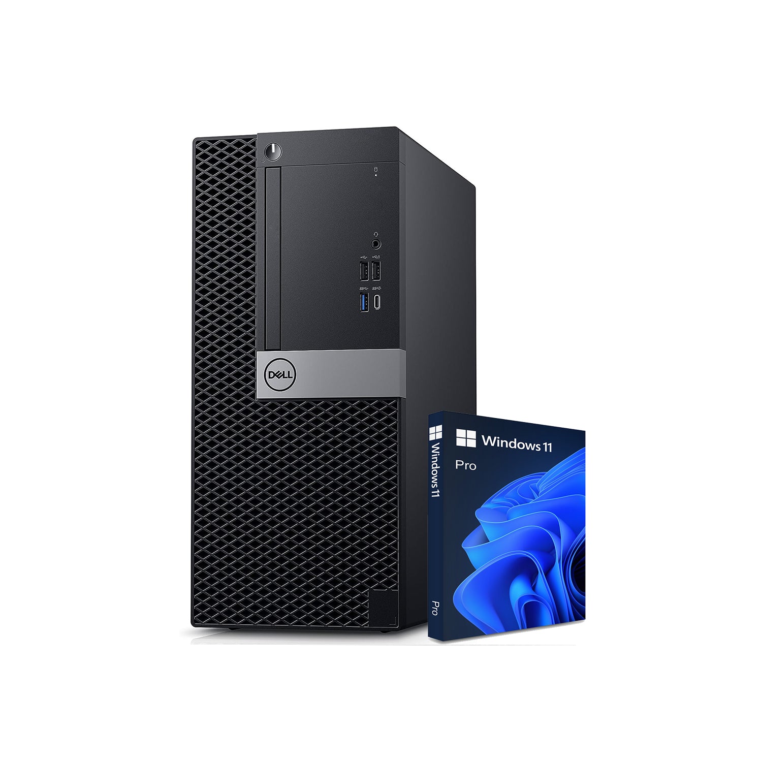 Dell OptiPlex 5070 Tower Business Desktop Computer PC| Hexa Core i5 9th Gen up to 4.40 GHz| 16GB - 32GB DDR4 RAM| 512GB -2TB NVMe SSD| Windows 11 Pro| WIFI Bluetooth Adapter - Refurbished