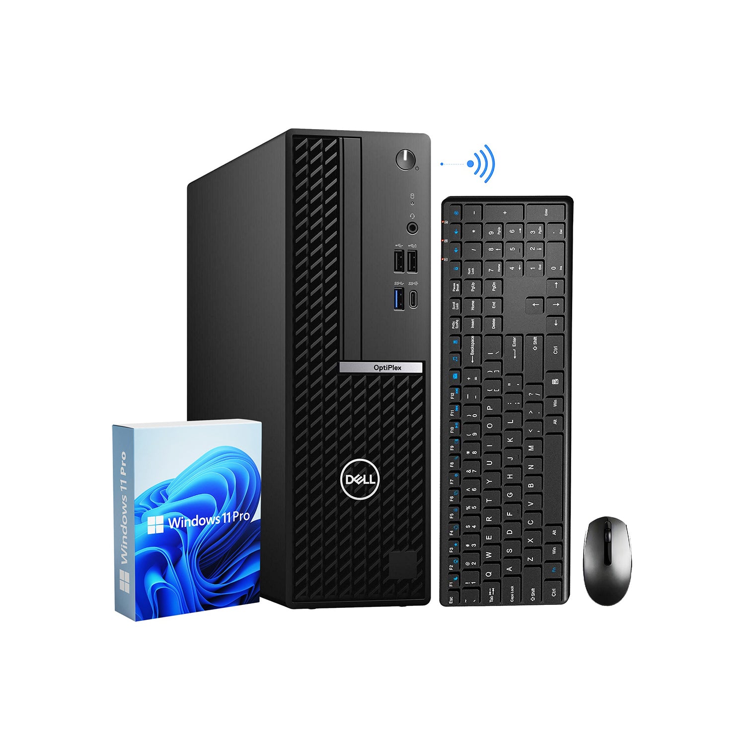 Dell Desktop PC OptiPlex 5090 SFF Business Computer, Intel i5 Hexa-Core 10th Gen Processor, 16GB - 32GB DDR4 RAM, 512GB - 2TB NVMe SSD, Windows 11 Pro - Refurbished